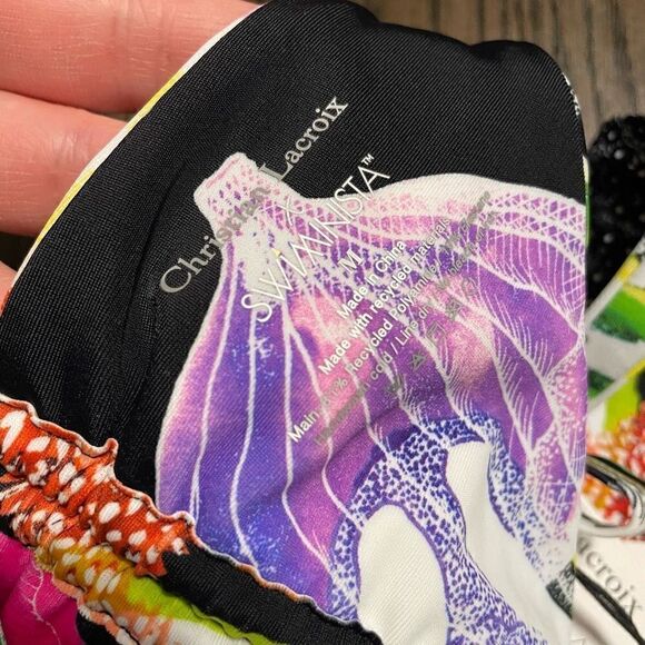 Swiminista X Christian Lacroix Manaos Black Colorful Fruit Fearless Cheeky Botto - Picture 3 of 5